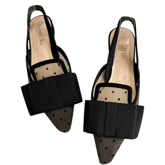 Dior Slingback Flats - Picture 1 of 8